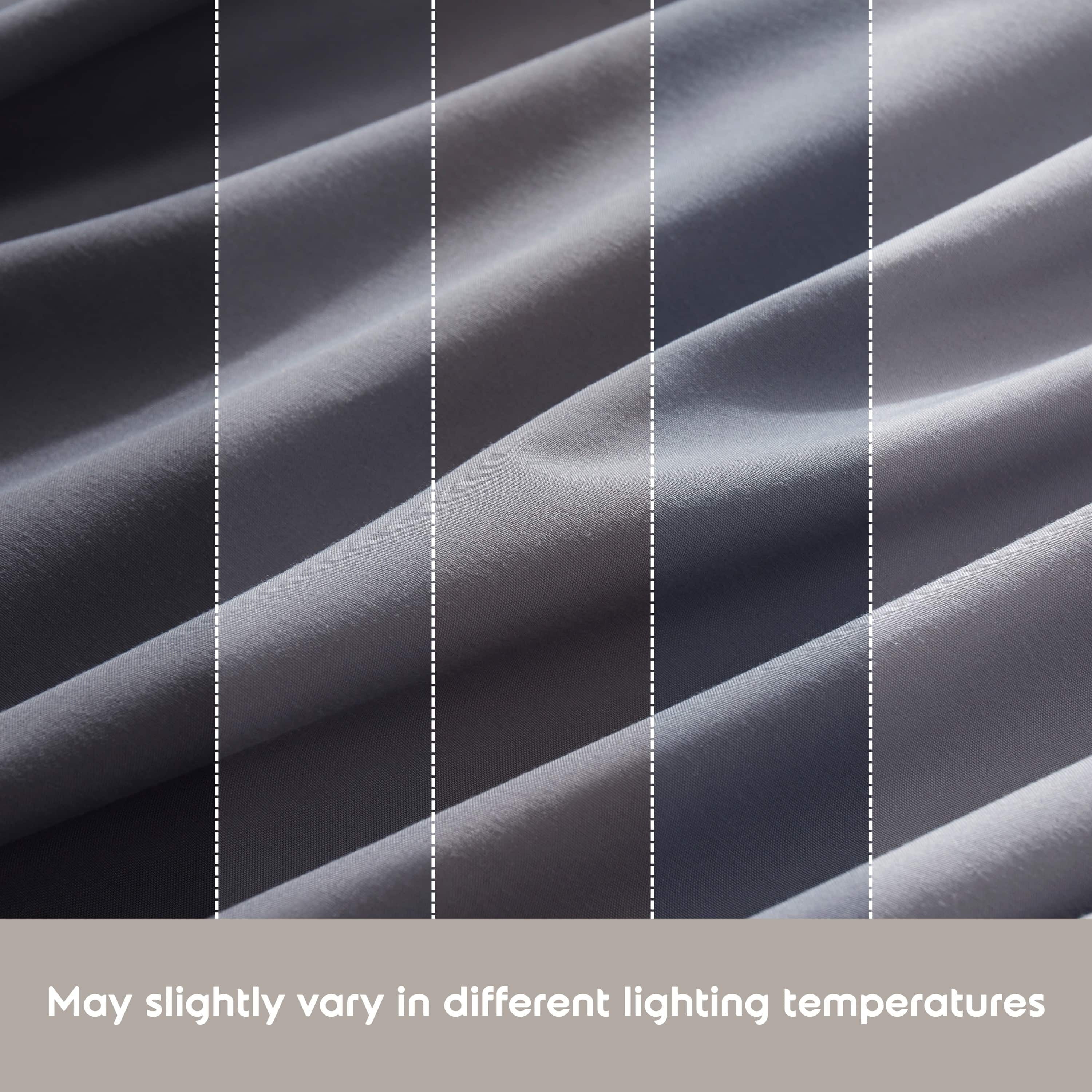 Nestl Queen Sheets Set, 1800 Series 4 Piece Sheets Queen Sheets Set, Luxury Soft Microfiber Queen Size Gray Bed Sheets Set, Gray