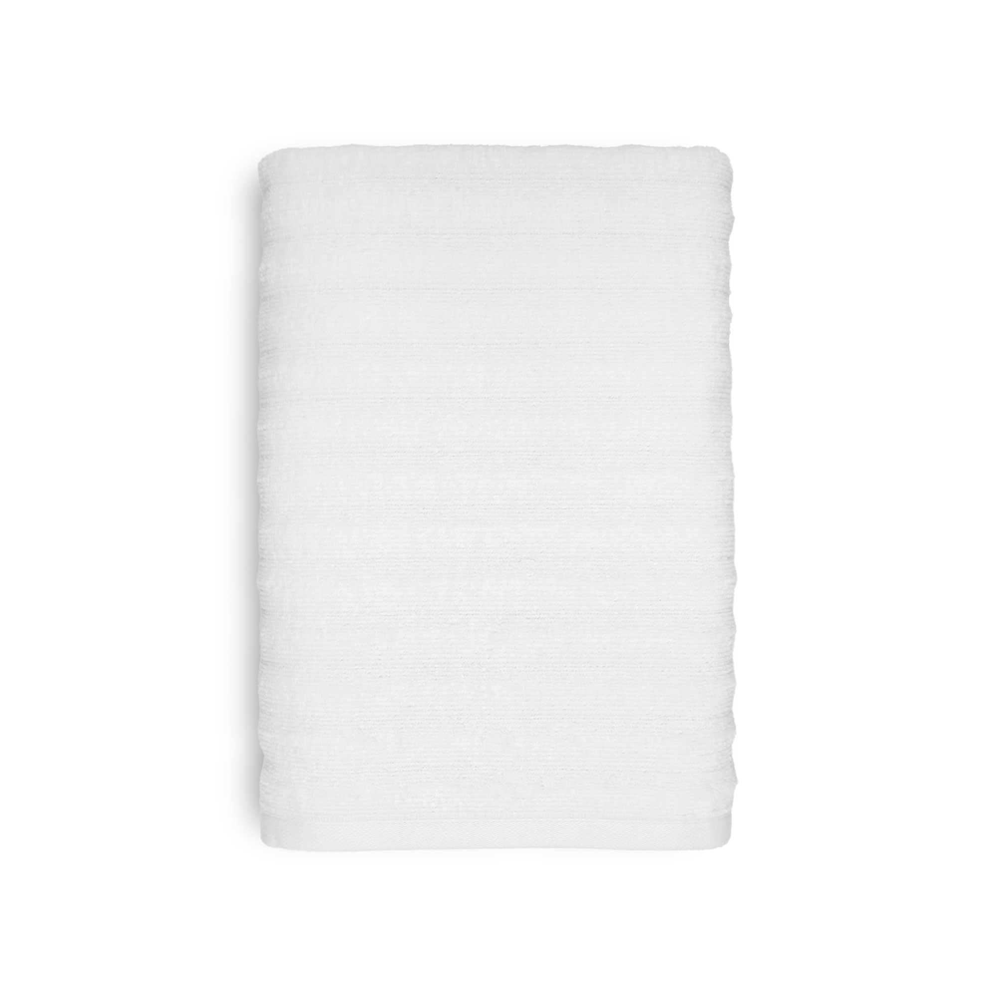 Mainstays Performance Cotton Bath Towel, Super Soft Quick Dry Fade Resistant, Textured Silver