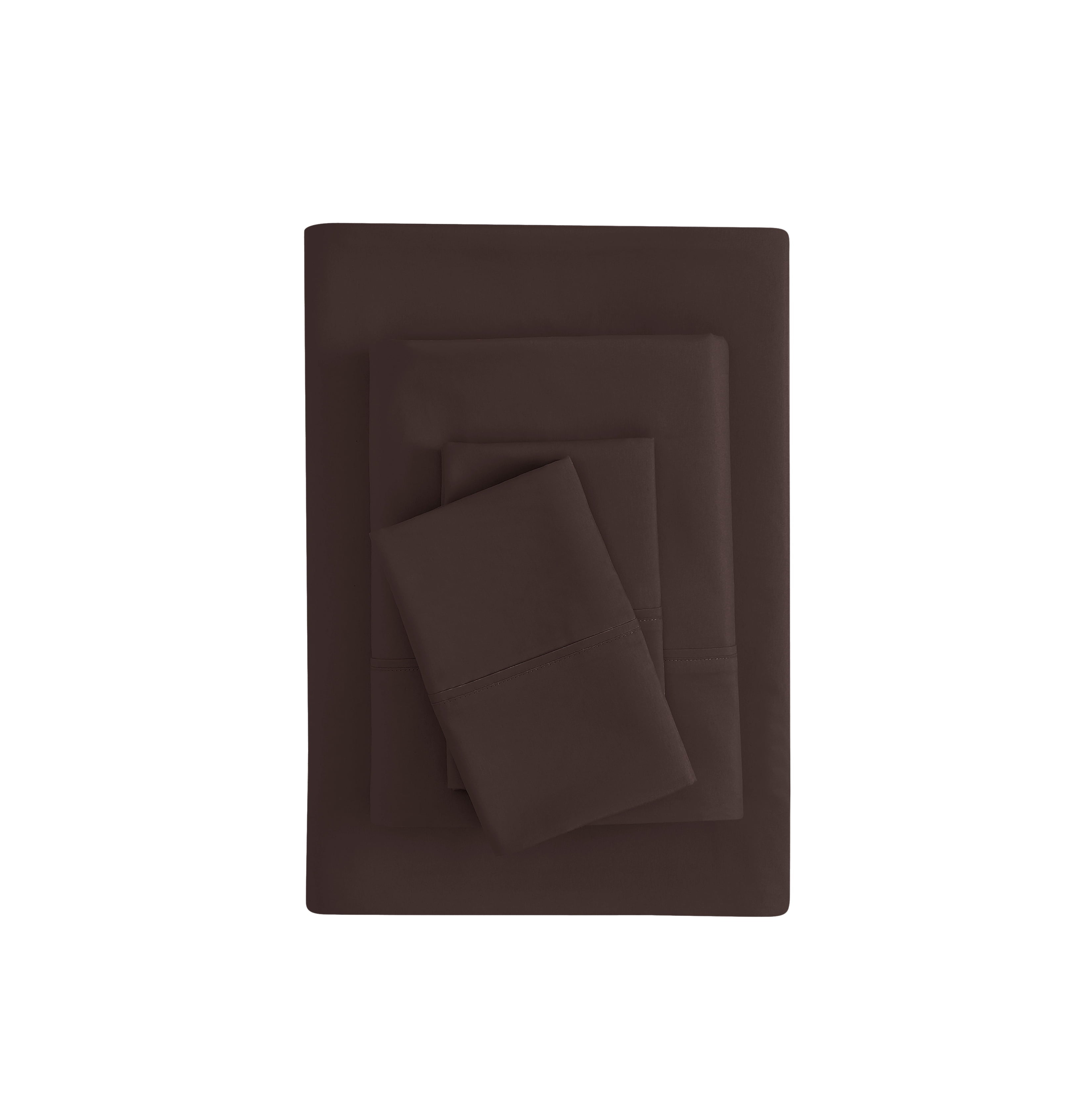 Mainstays Super Soft Brushed Microfiber Bed Sheet Set, Arctic White, Queen, 4 Piece