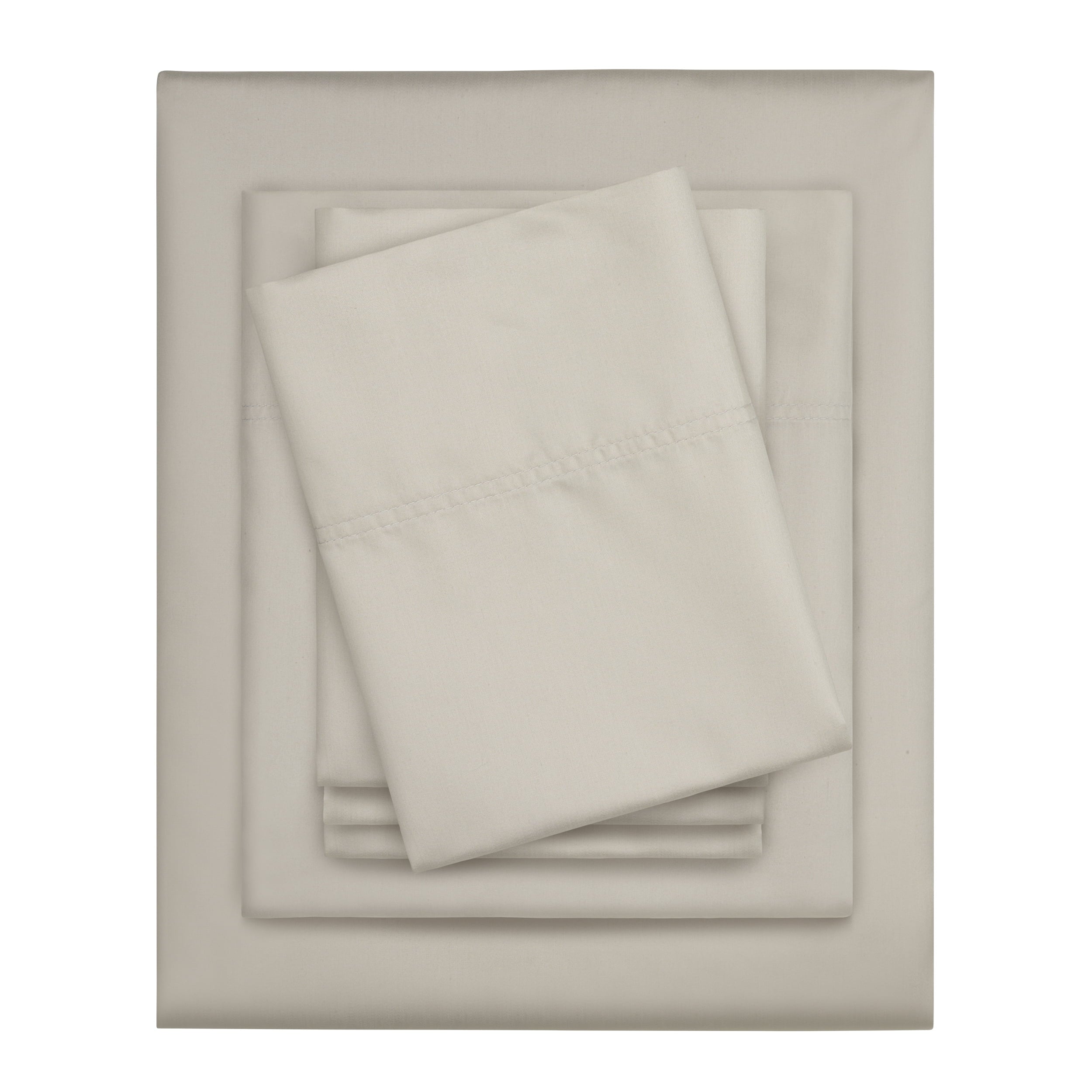 Serta 6-Piece 800 Thread Count Bright White Cotton Rich Adult Bed Sheet Set, Full - Deep Pocket