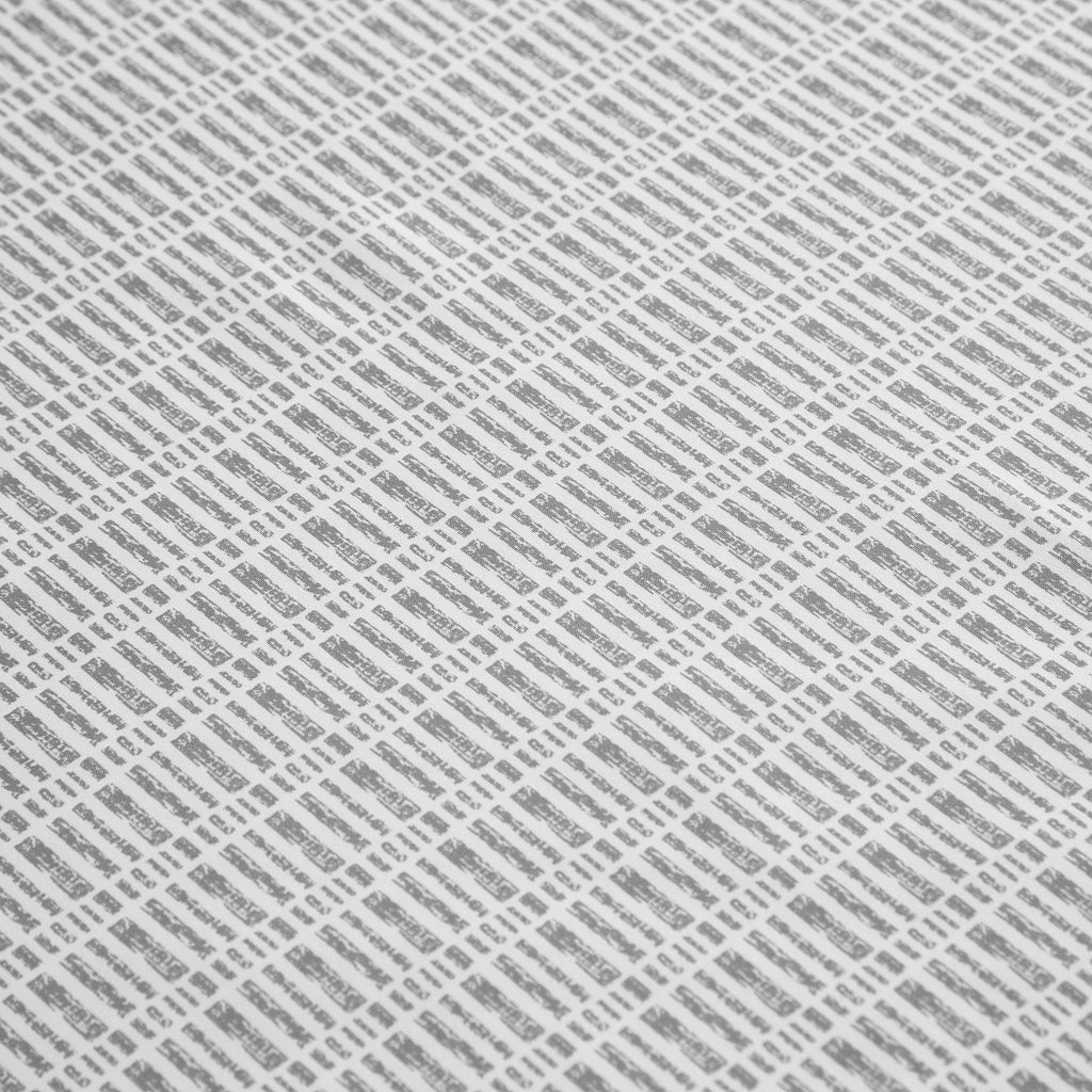 Mainstays 15-Piece Grey Blocks Bathroom Set – Geometric Shower Curtain, Bath Rugs & Hooks, Modern Washable Design